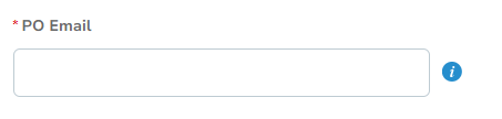 Screenshot of contact email field on the Coupa Supplier Portal.